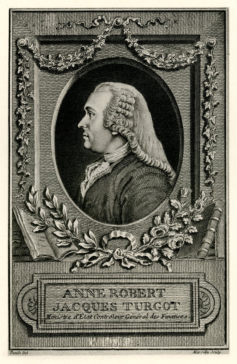 Anne Robert Jacques Turgot af German School