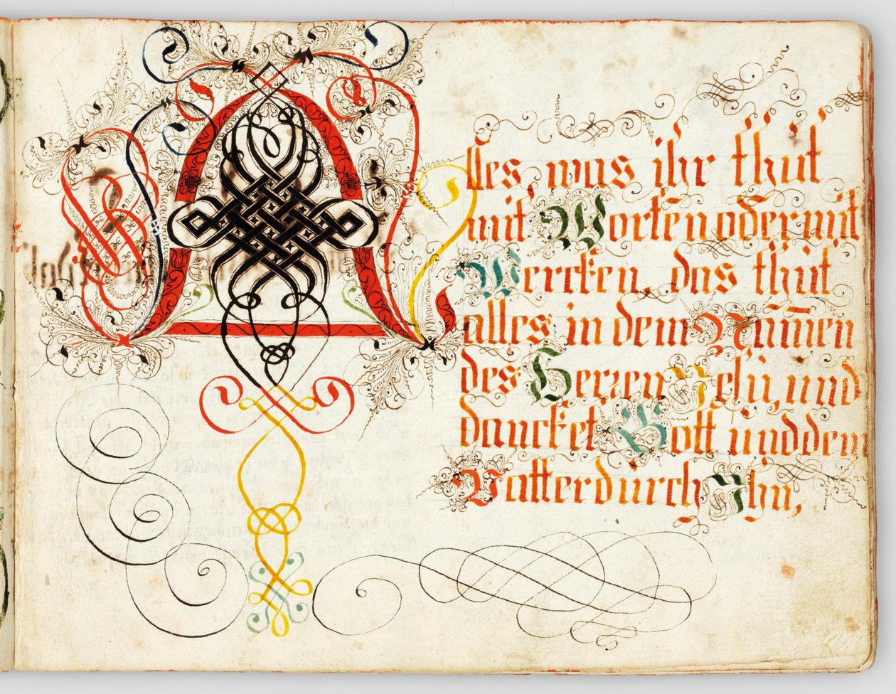 Calligraphic manuscript, Augsburg, c.1720-30dani af German School