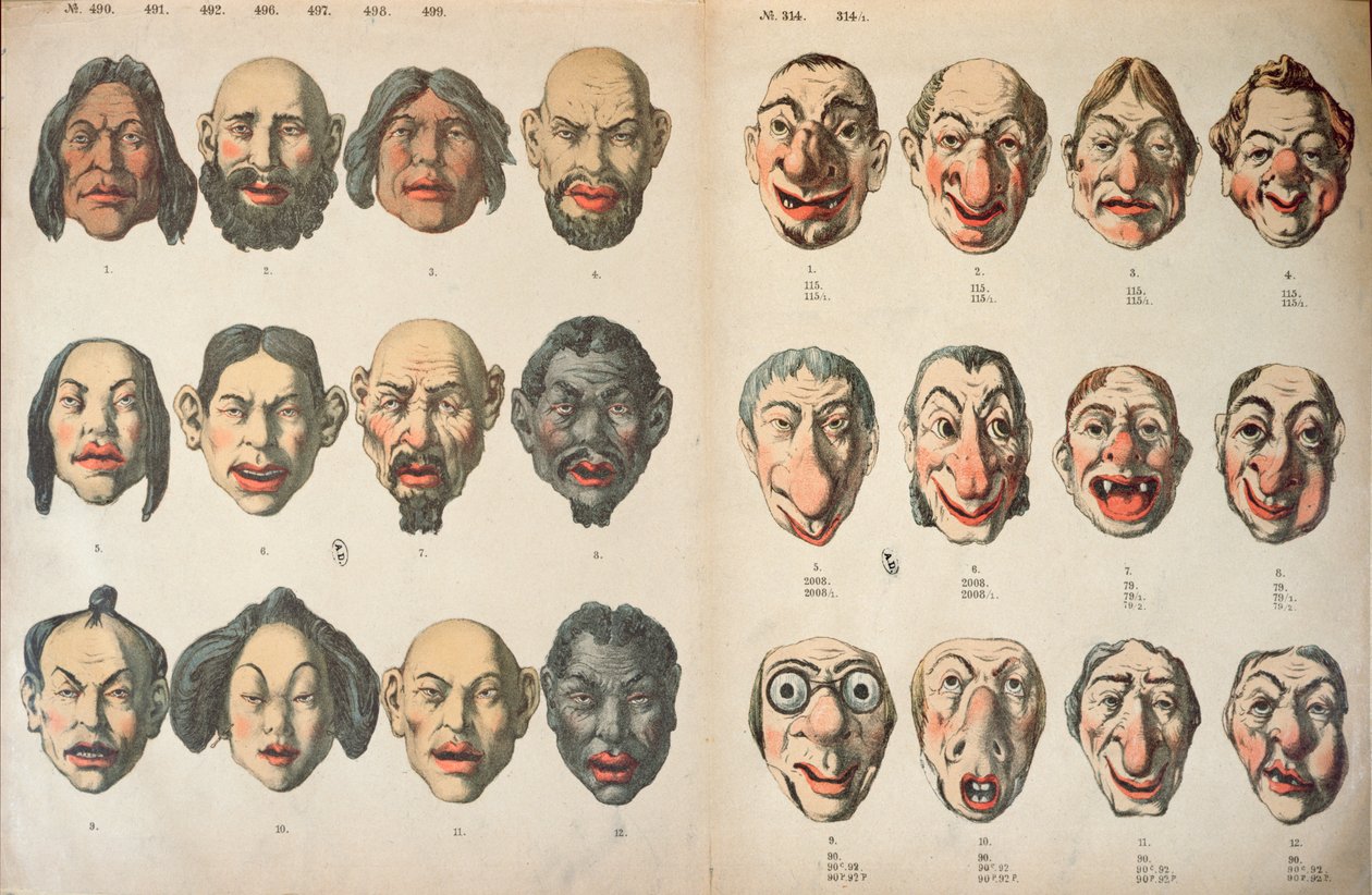 Karnevals masker af German School