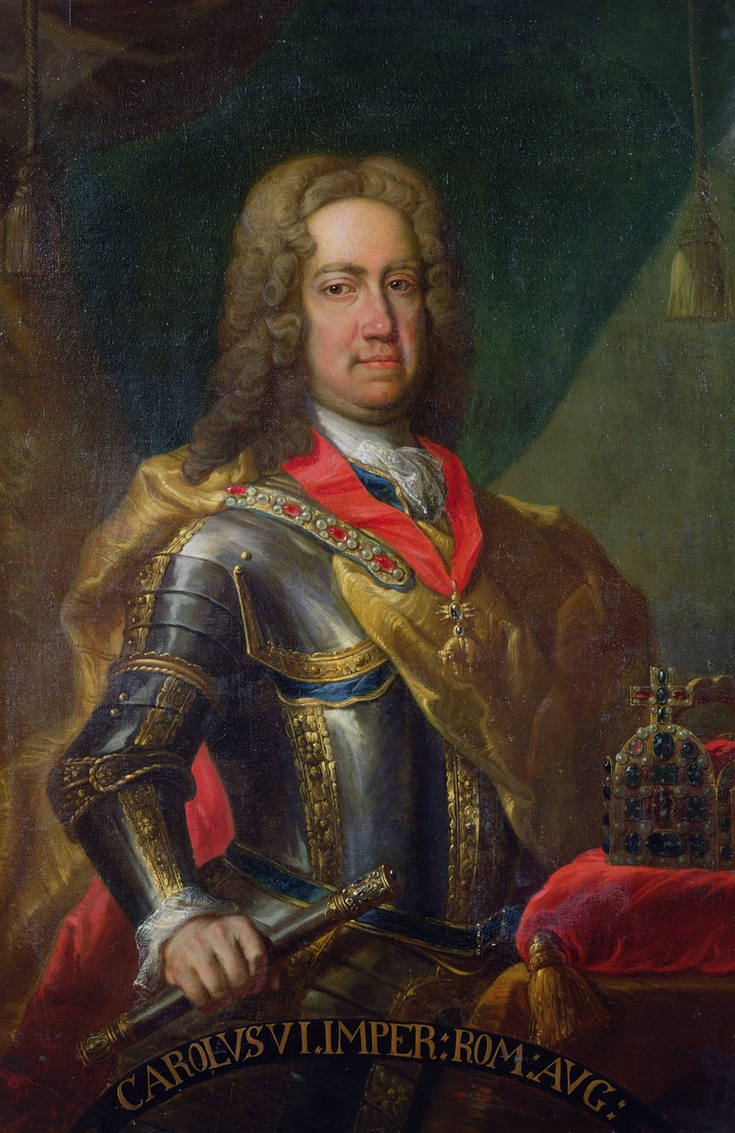 Karl VI (1685-1740) hellig romersk kejser af German School