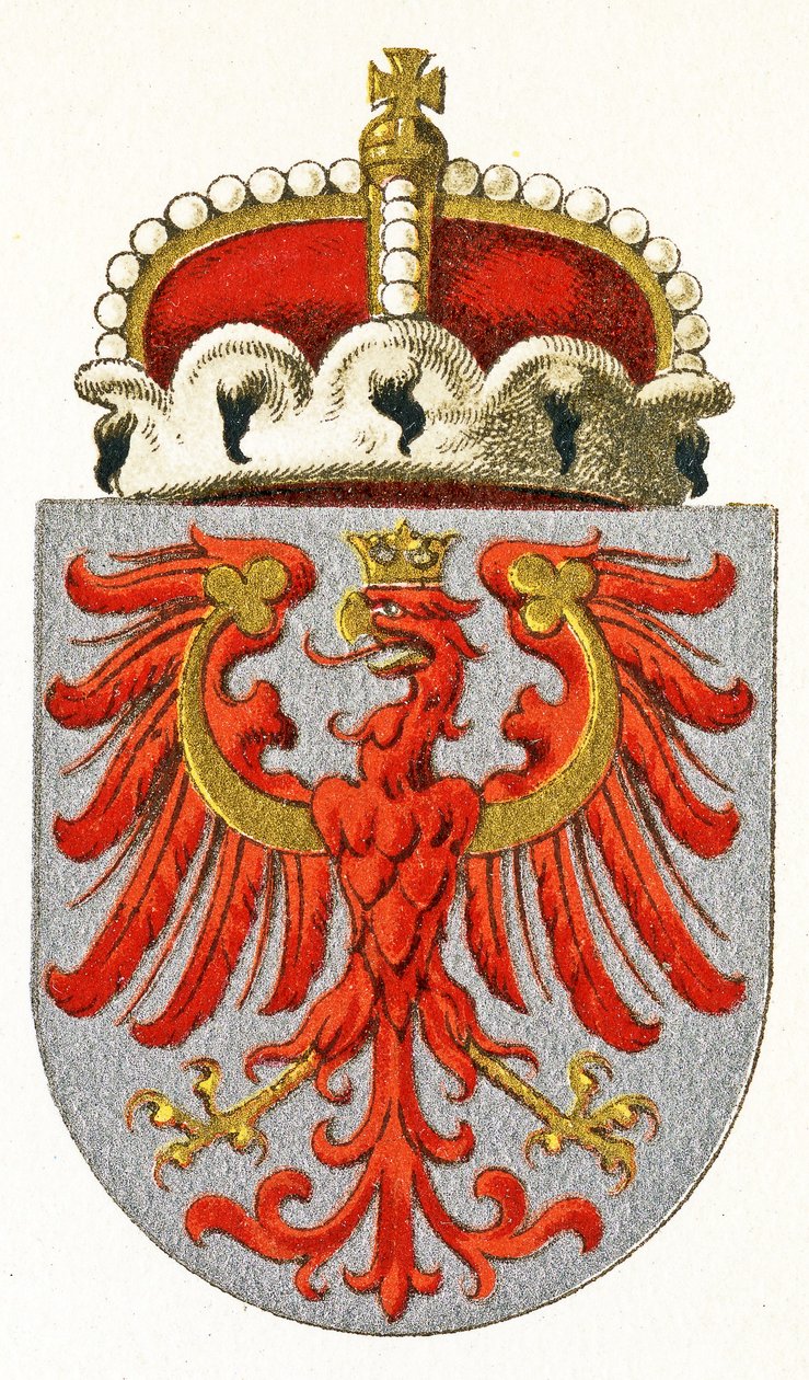 Tyrols våbenskjold. ca. 1898 af German School
