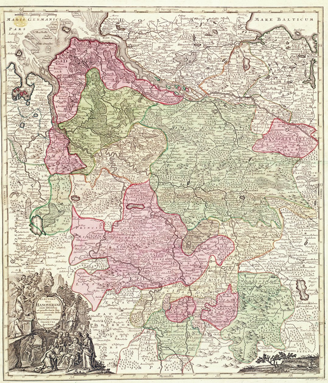 Electorate of Hannover (farvegravering) af German School