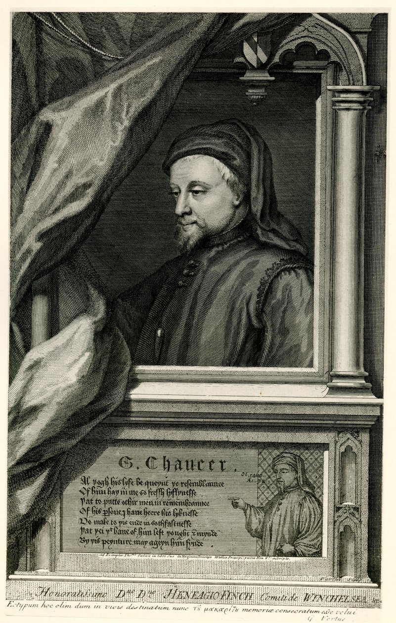 Geoffrey Chaucer af German School