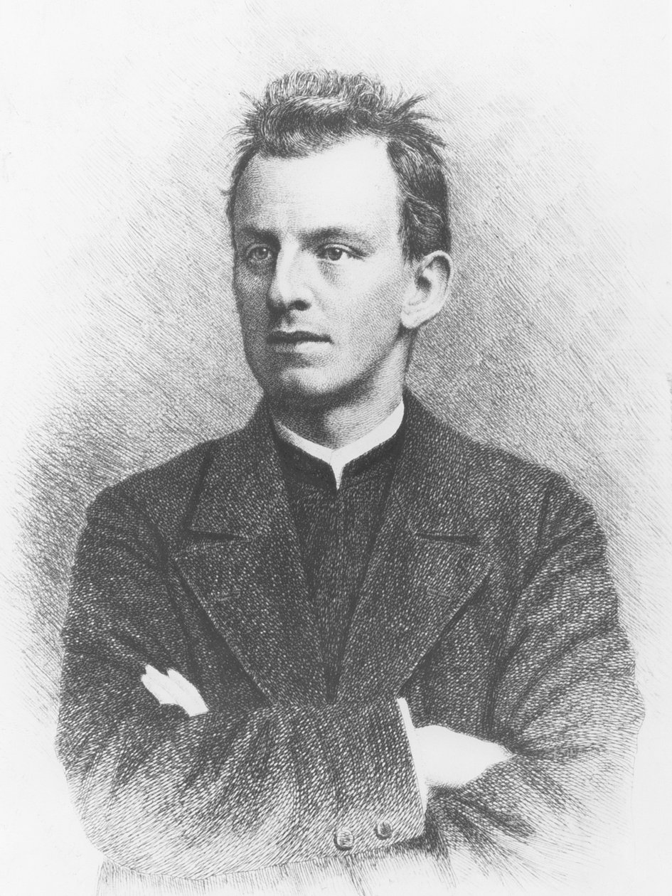 Gerhart Hauptmann (gravering) af German School