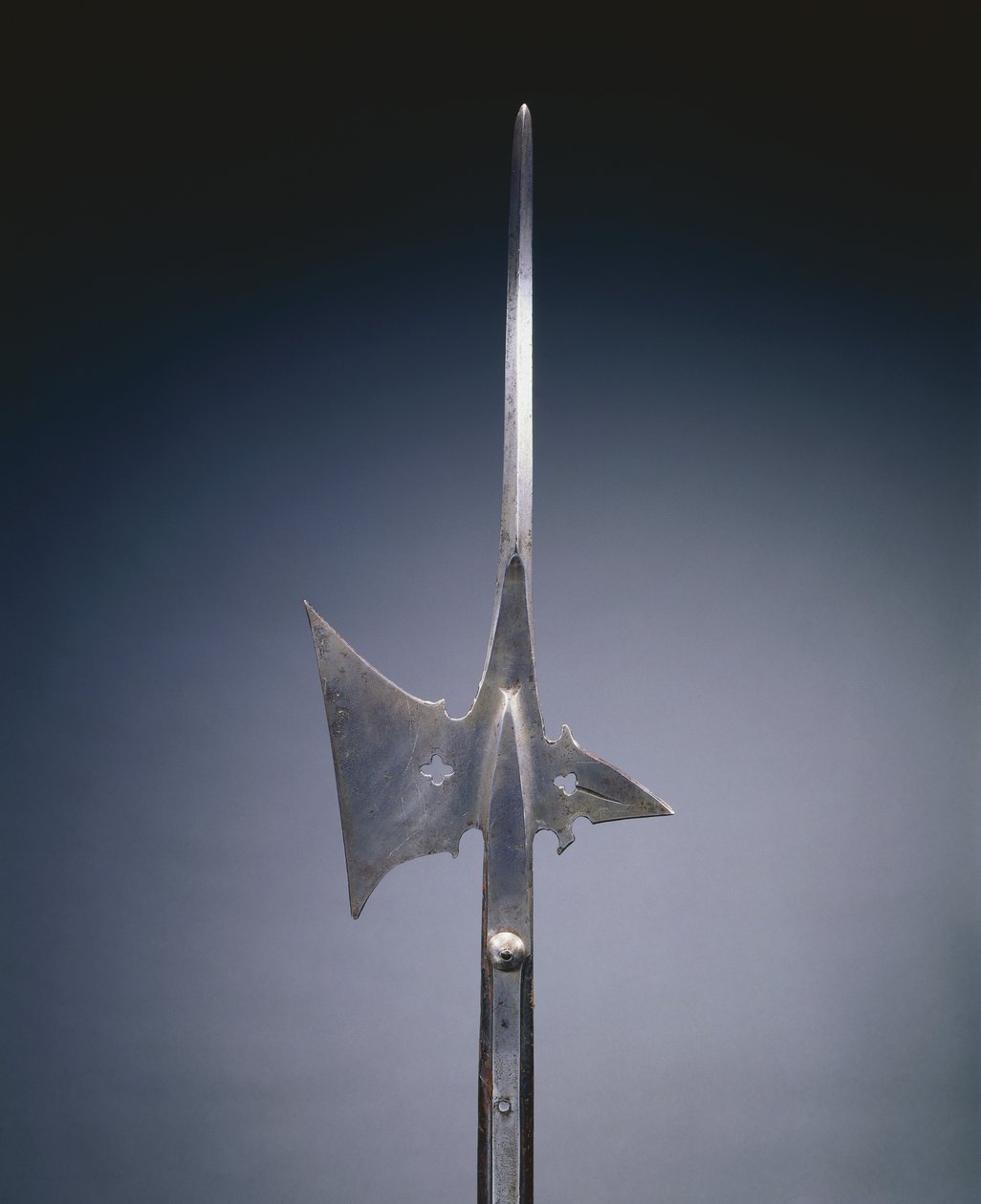 Hellebard, ca. 1520 (stål og træ) af German School
