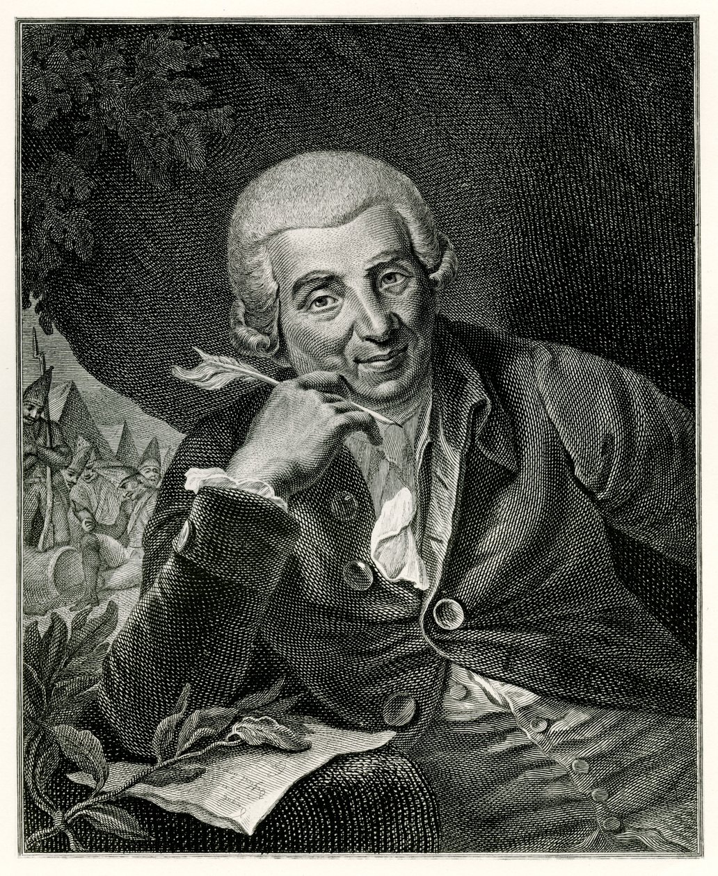 Johann Wilhelm Ludwig Gleim af German School