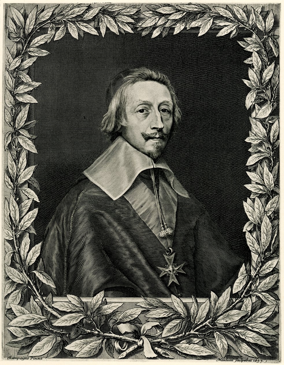 Kardinal Armand Jean Duplessis af German School