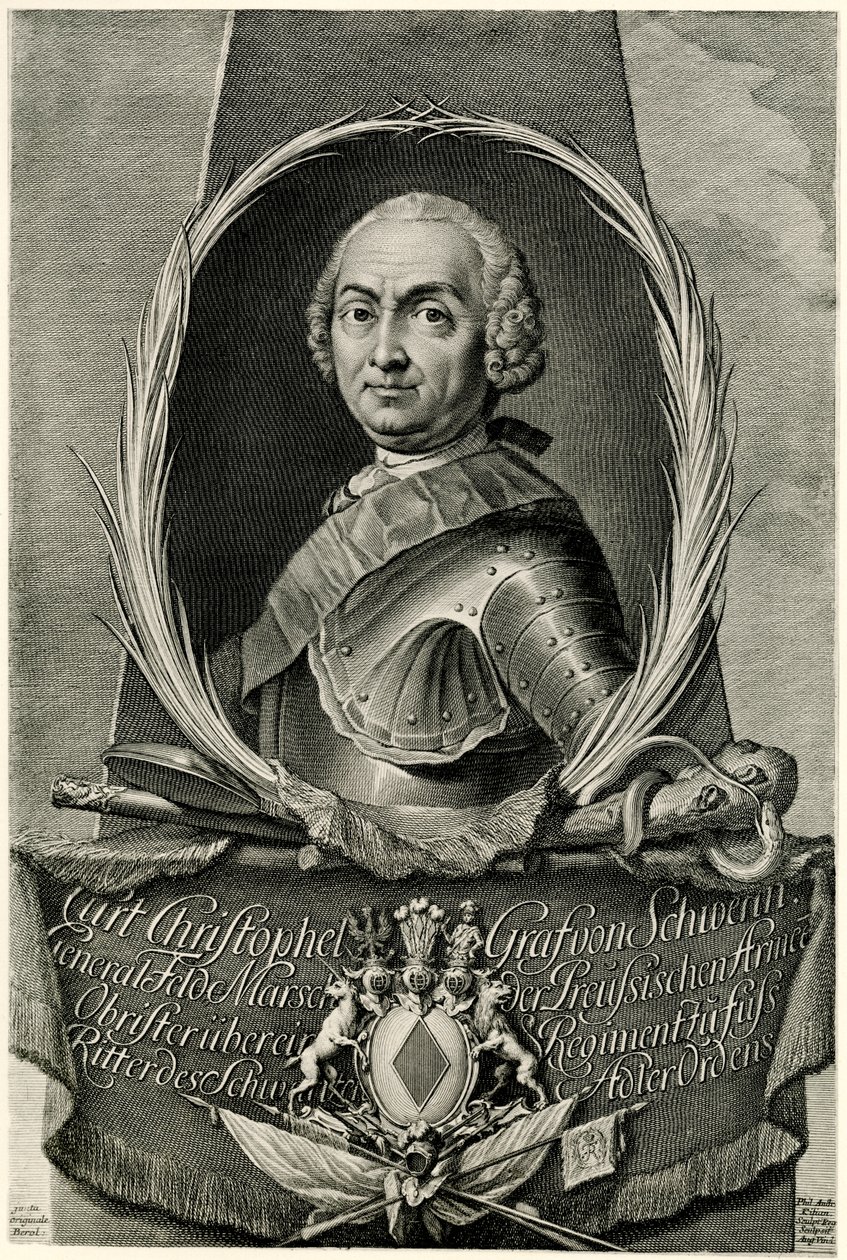 Kurt Christoph Graf von Schwerin af German School
