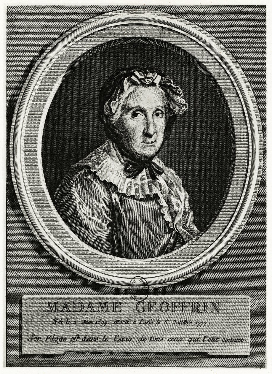 Marie Therese Geoffrin af German School