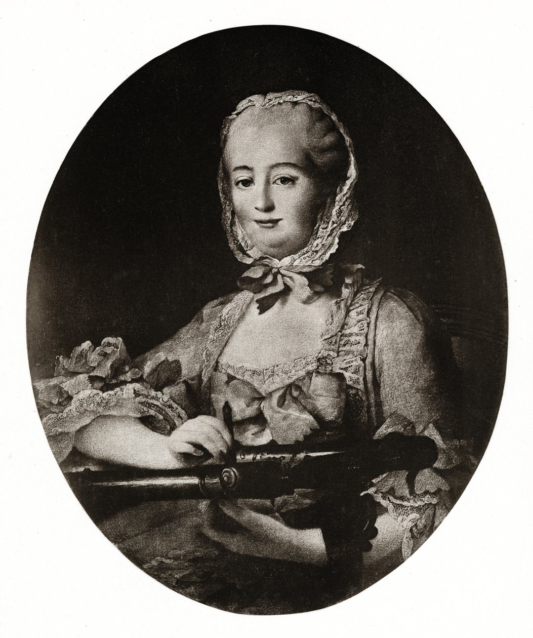 Marquise de Pompadour af German School