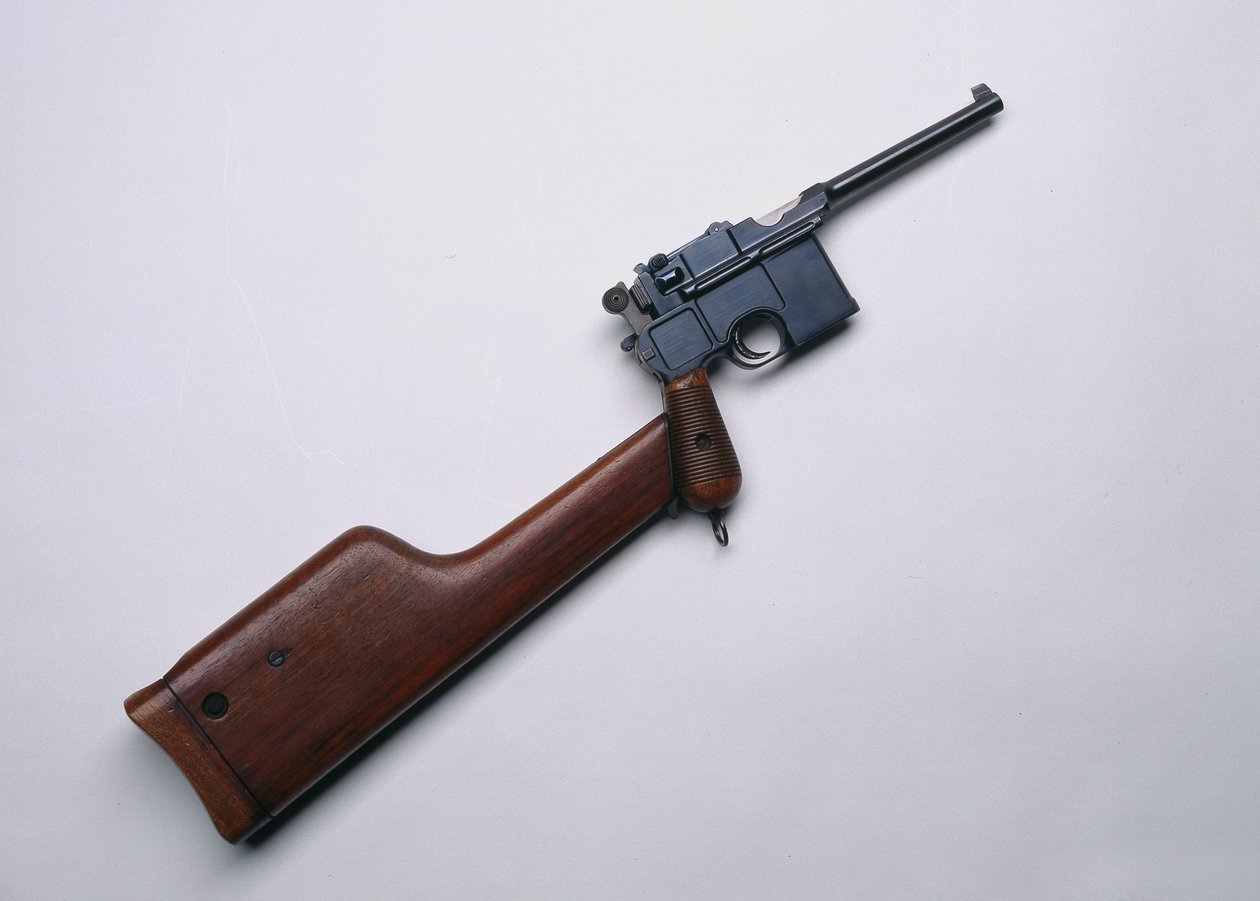 Mauser selvladerende 7,63 mm pistol M1896,1898 ca. af German School