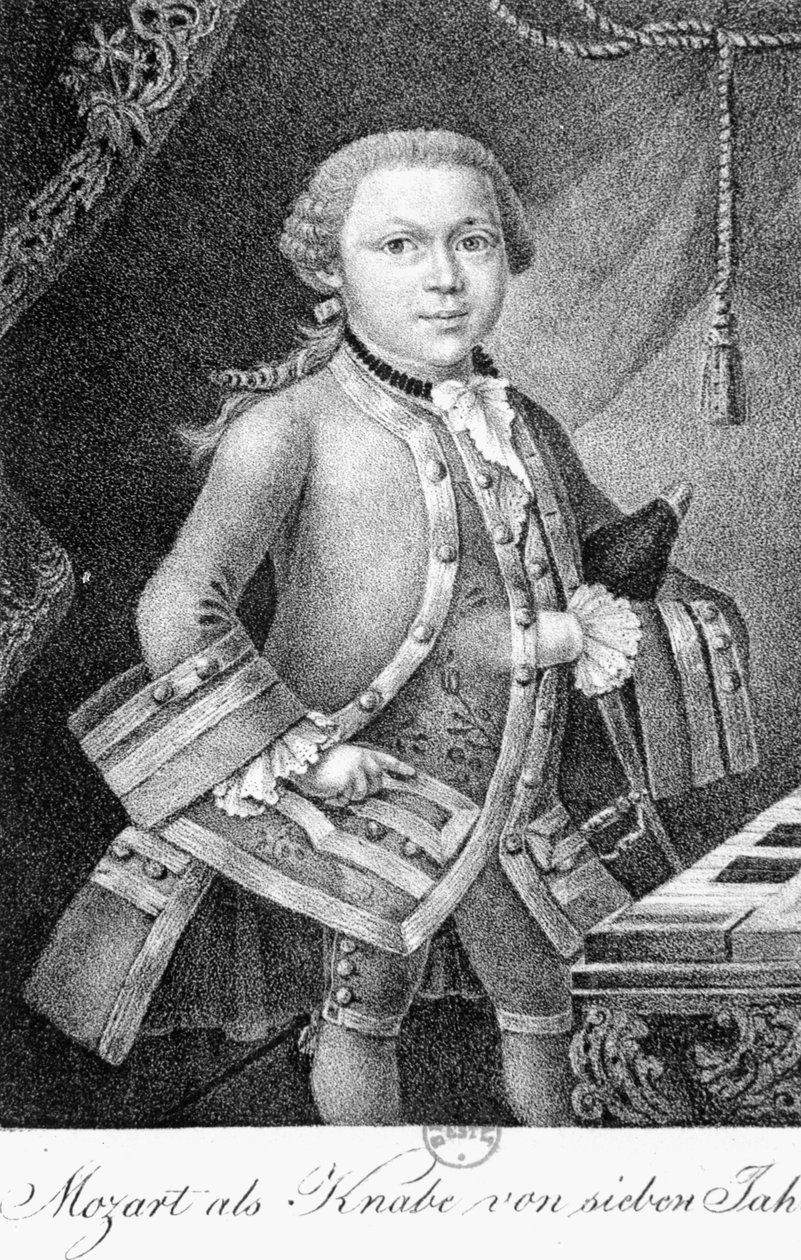 Mozart som dreng på 7 af German School
