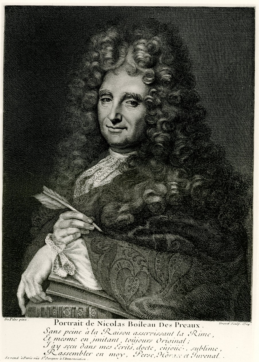 Nicolas Boileau Despreaux af German School