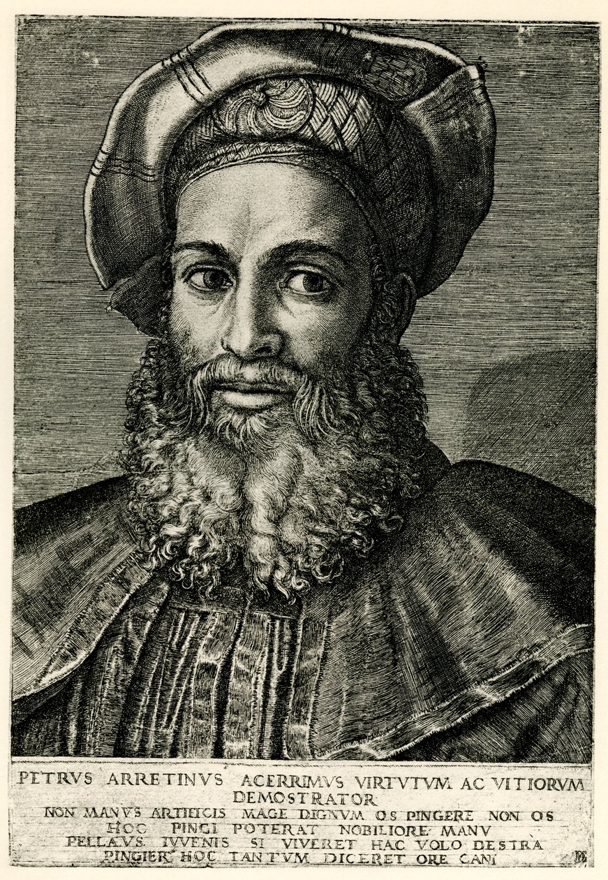 Pietro Aretino af German School