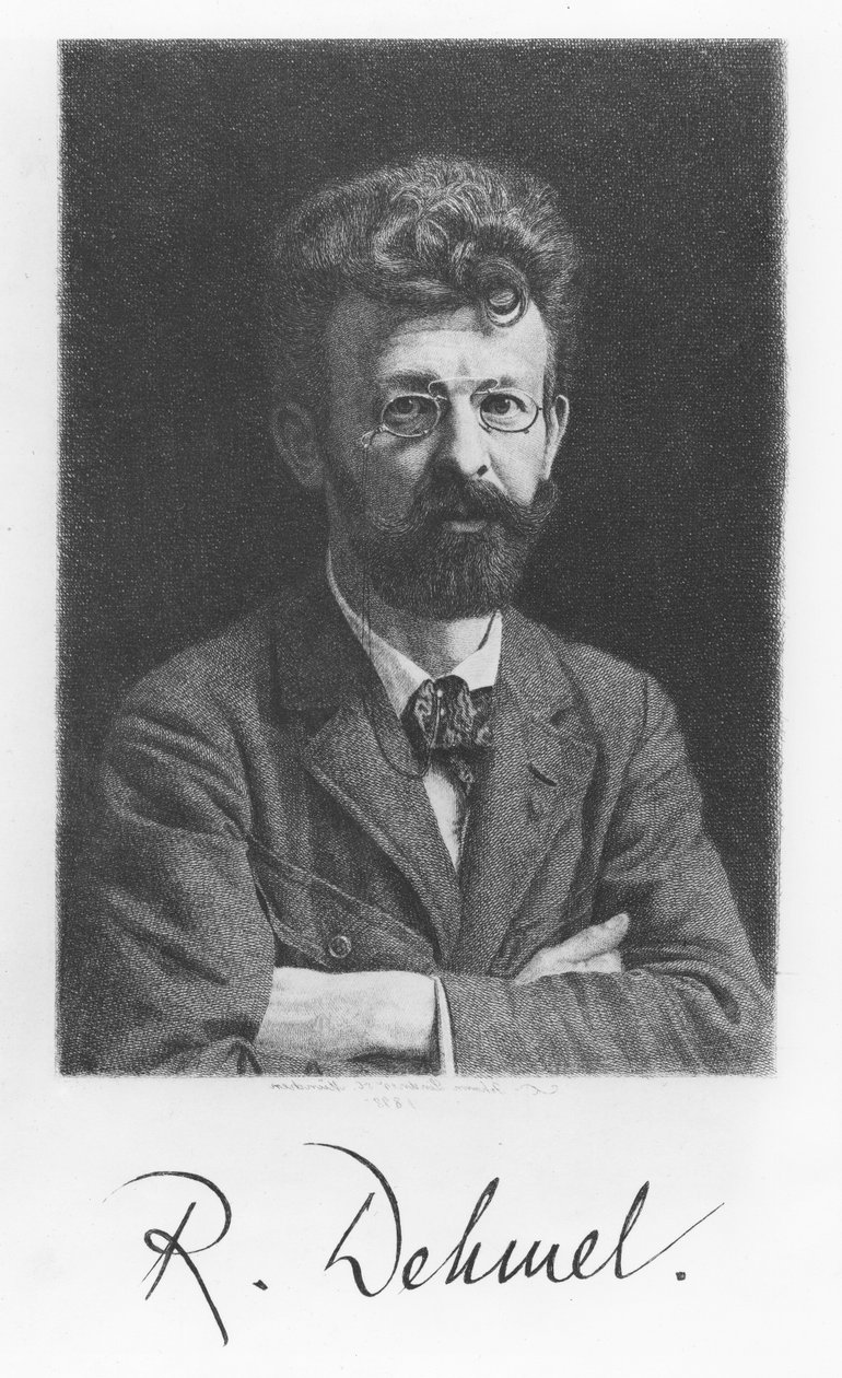 Richard Dehmel (gravering) af German School