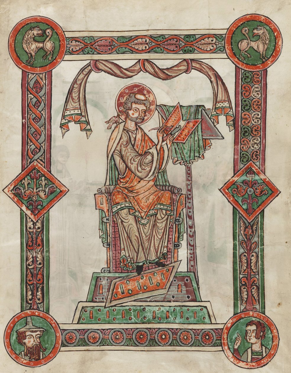 St. Gregory som forfatter, 1181-1200 af German School