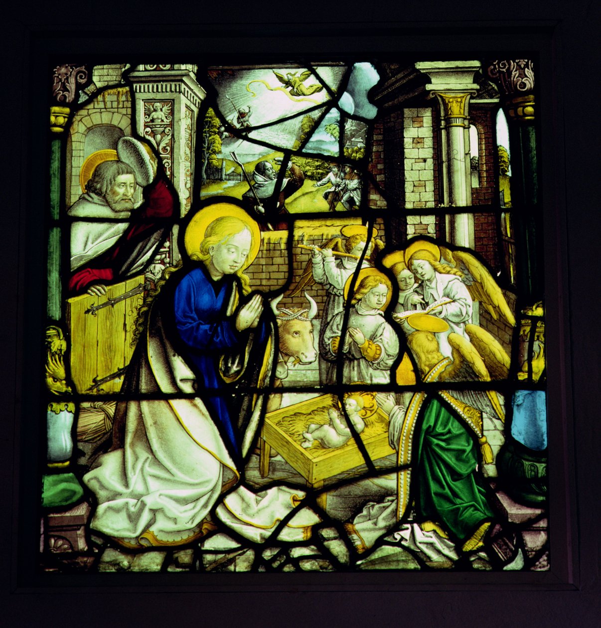 Fødselen, ca. 1526 af German School