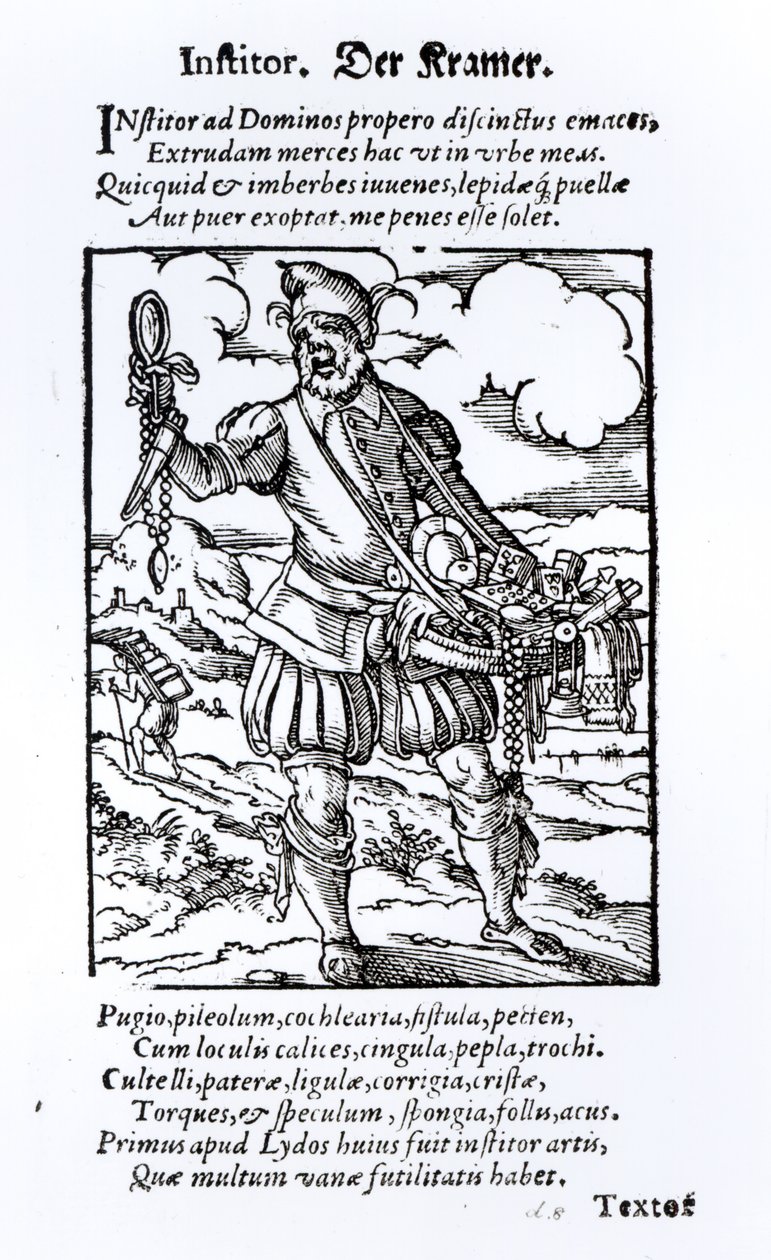 The Pedlar, udgivet af Hartman Schopper af German School