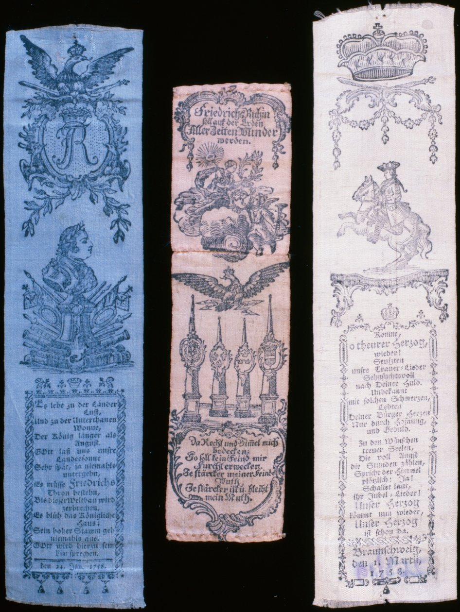 Vivat bands of Frederick II (tekstil) af German School