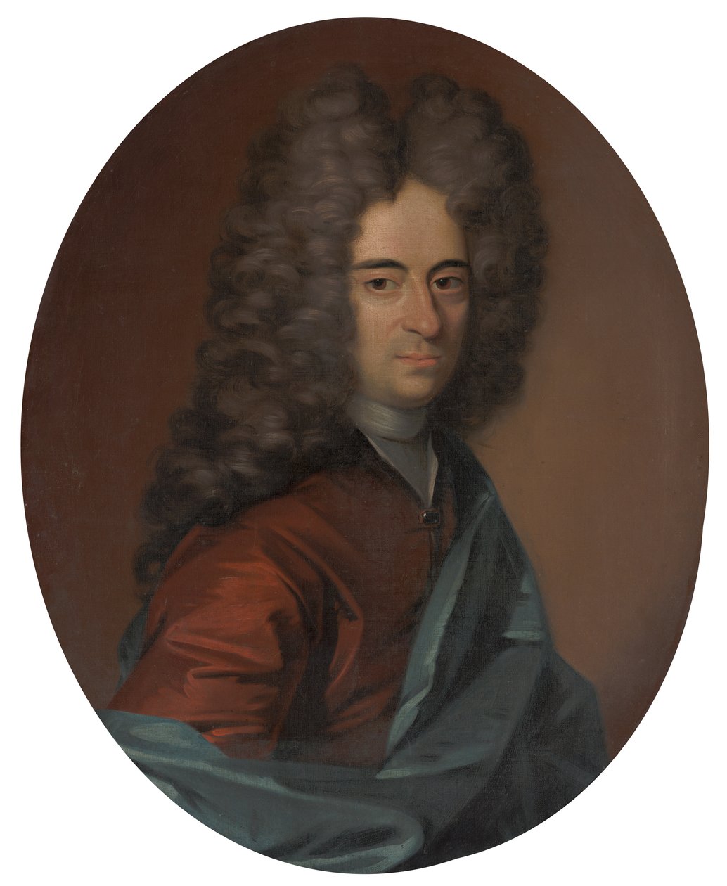 Portræt af en mand, sandsynligvis Mathias Lambertus Singendonck (1678-1742), borgmester i Nijmegen af Gerrit Alberts