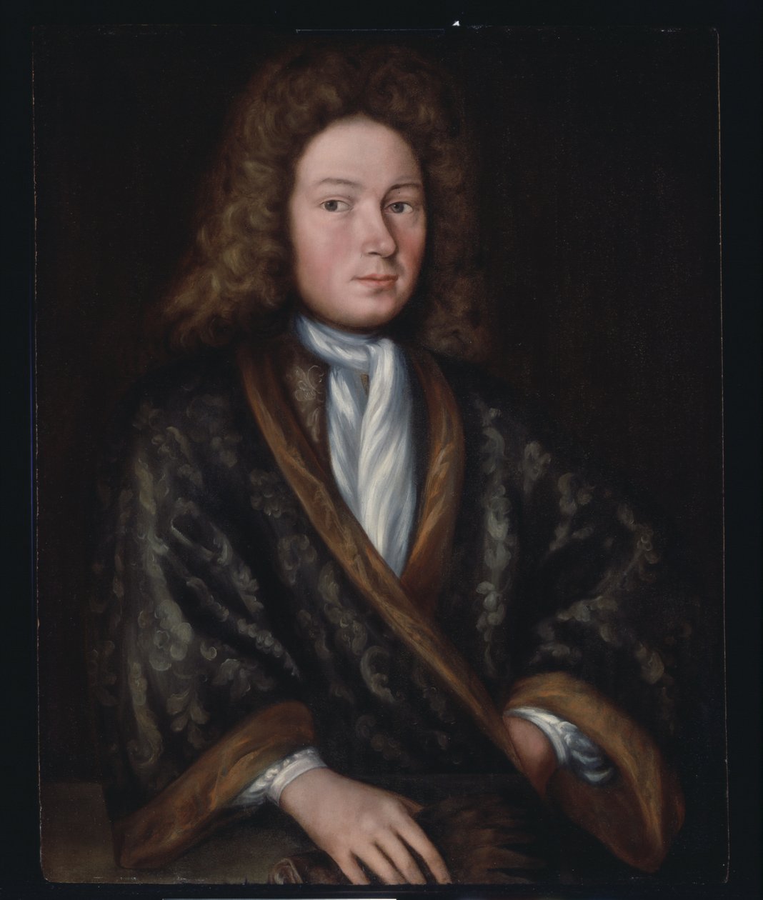Portræt af en mand, ca.1690 af Gerrit Duyckinck