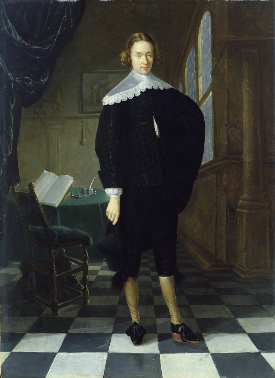 Portræt af en ung mand af Gerrit van Donck