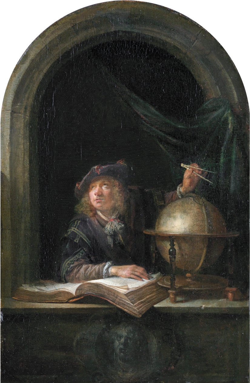 Astronom i et vindue af Gerrit Dou