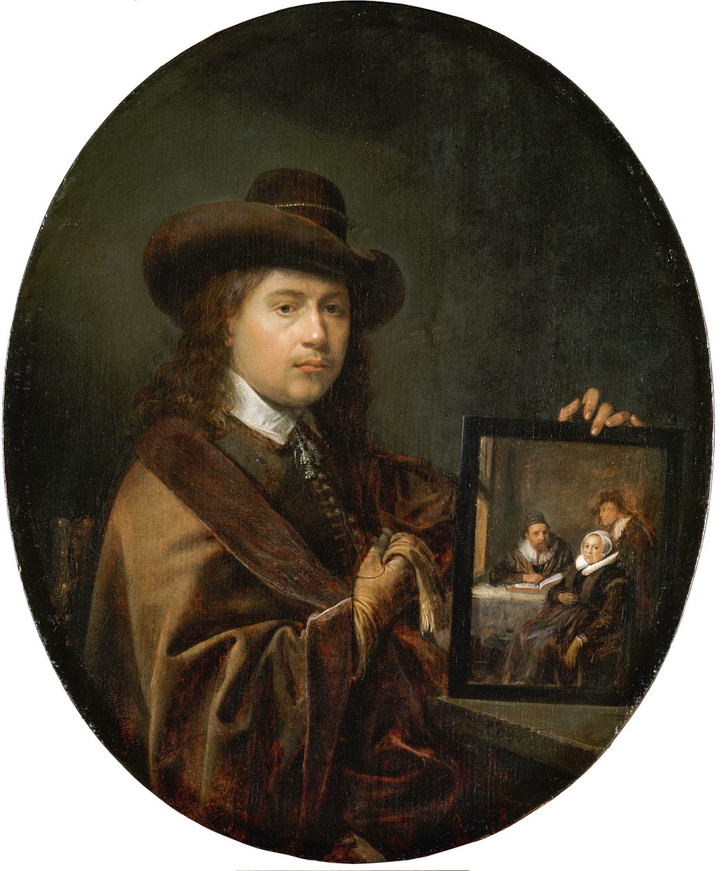 Selvportræt af Gerrit Dou