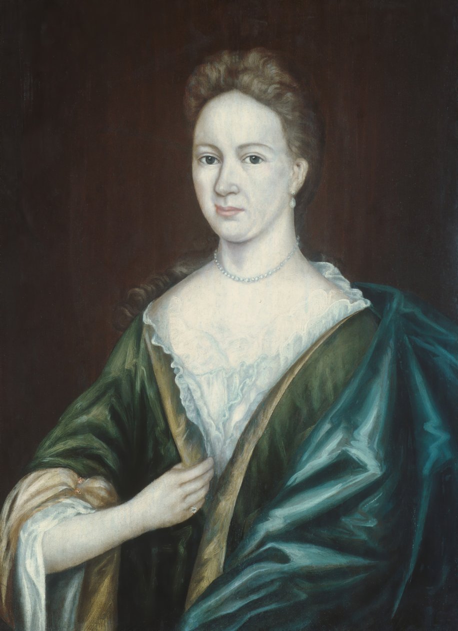 Fru Augustus Jay, ca. 1700. af Gerrit Duyckinck