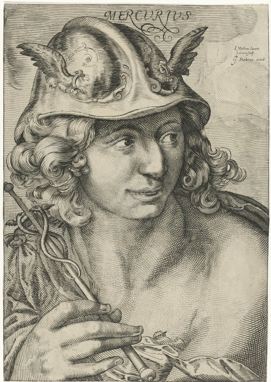 Mercurius Mercvrivs (titel på objekt) af Gerrit Gauw