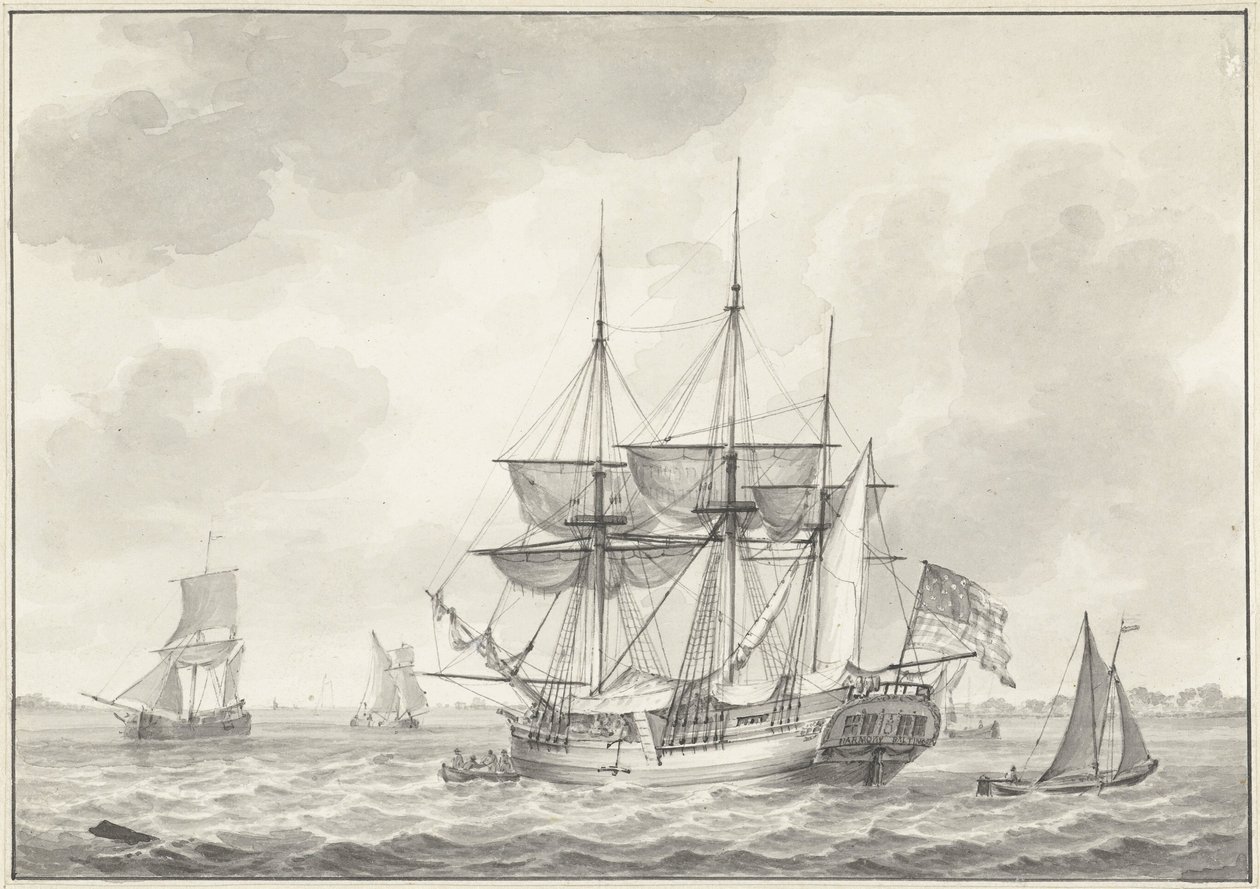 Det amerikanske skib Harmony Baltimore af Gerrit Groenewegen