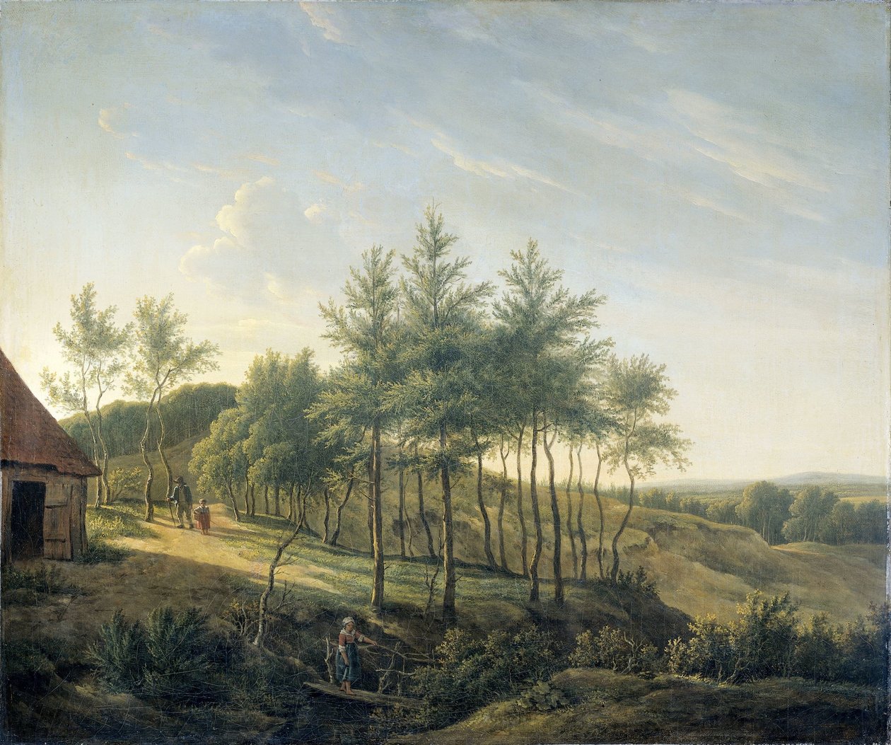 Bakket Landskab af Gerrit Jan Michaëlis