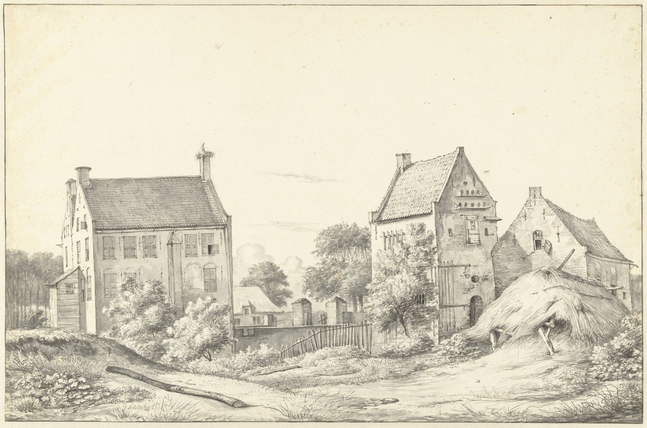 Huset Vroonestein nær Jutphaas af Gerrit Lamberts
