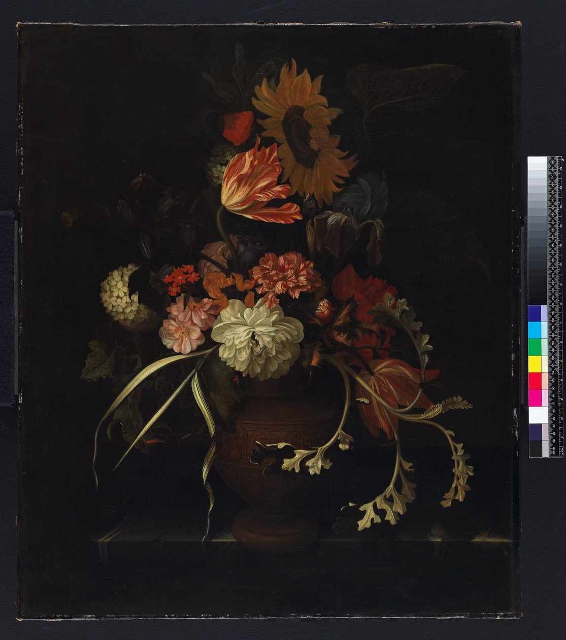 Stilleben af blomster (olie på lærred) af Gerrit Pietersz