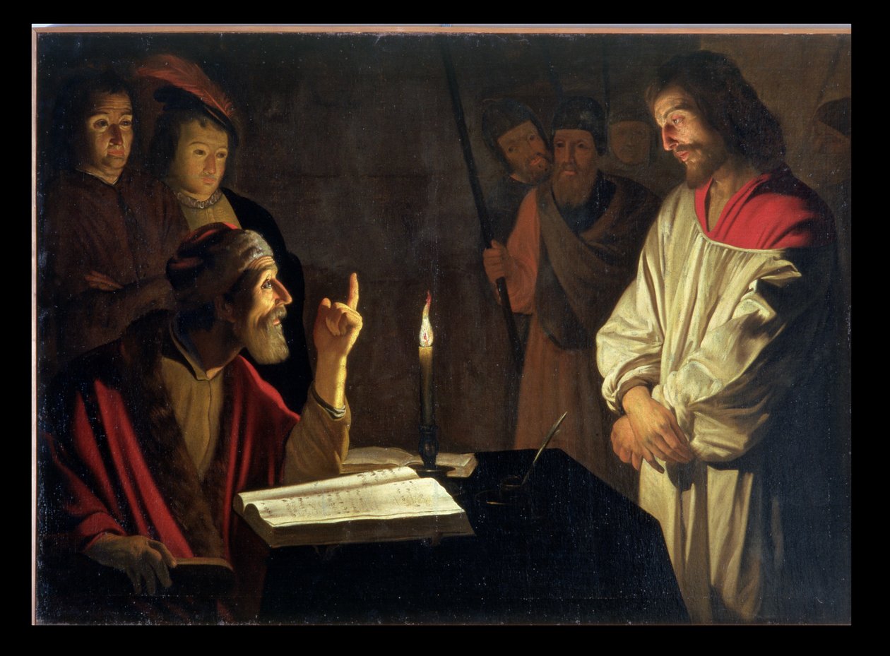 Kristus før Kajfas af Gerrit van Honthorst