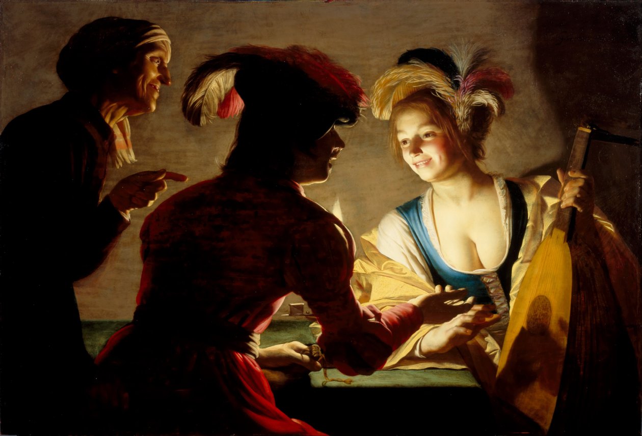 Købmanden, 1625 af Gerrit van Honthorst