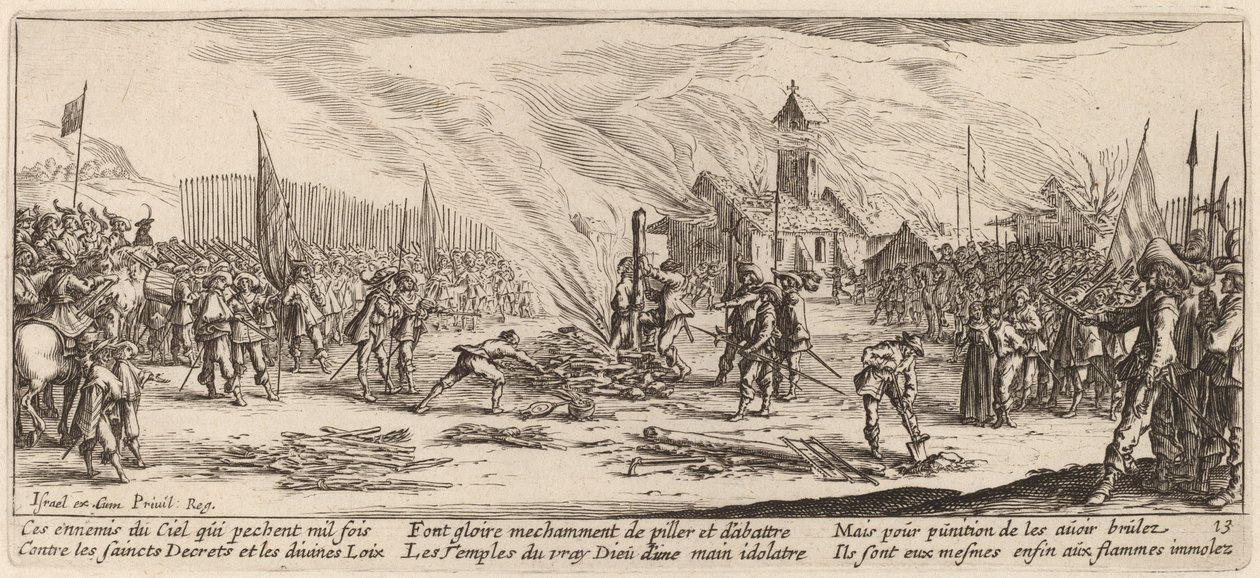 Staven af Gerrit van Schagen after Jacques Callot