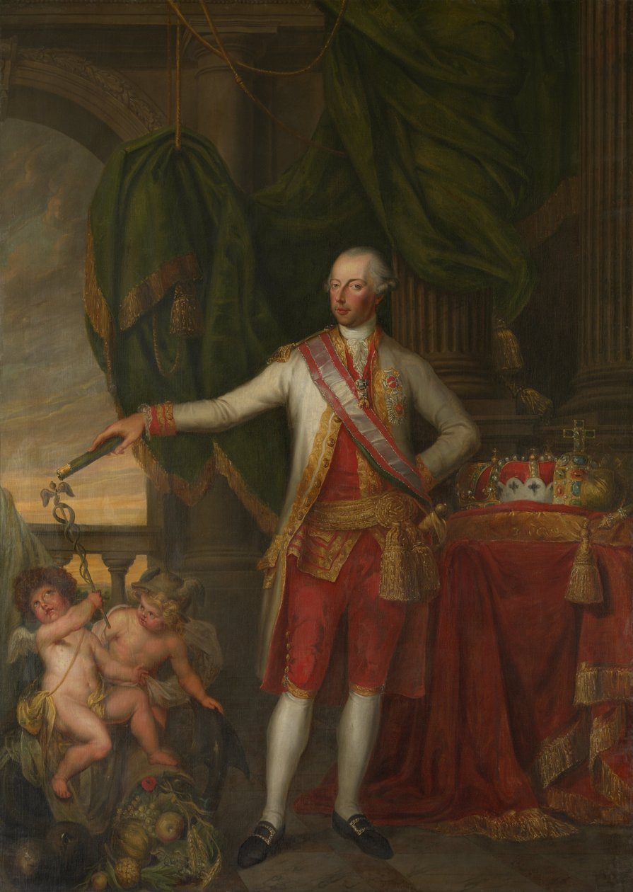 Portræt af kejser Joseph II af Gertrude de Pelichy  