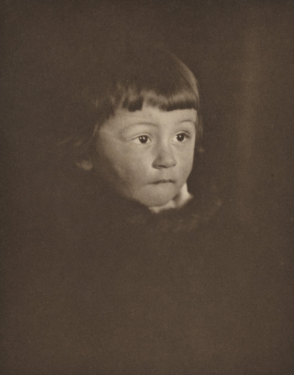 Portræt af en dreng af Gertrude Käsebier
