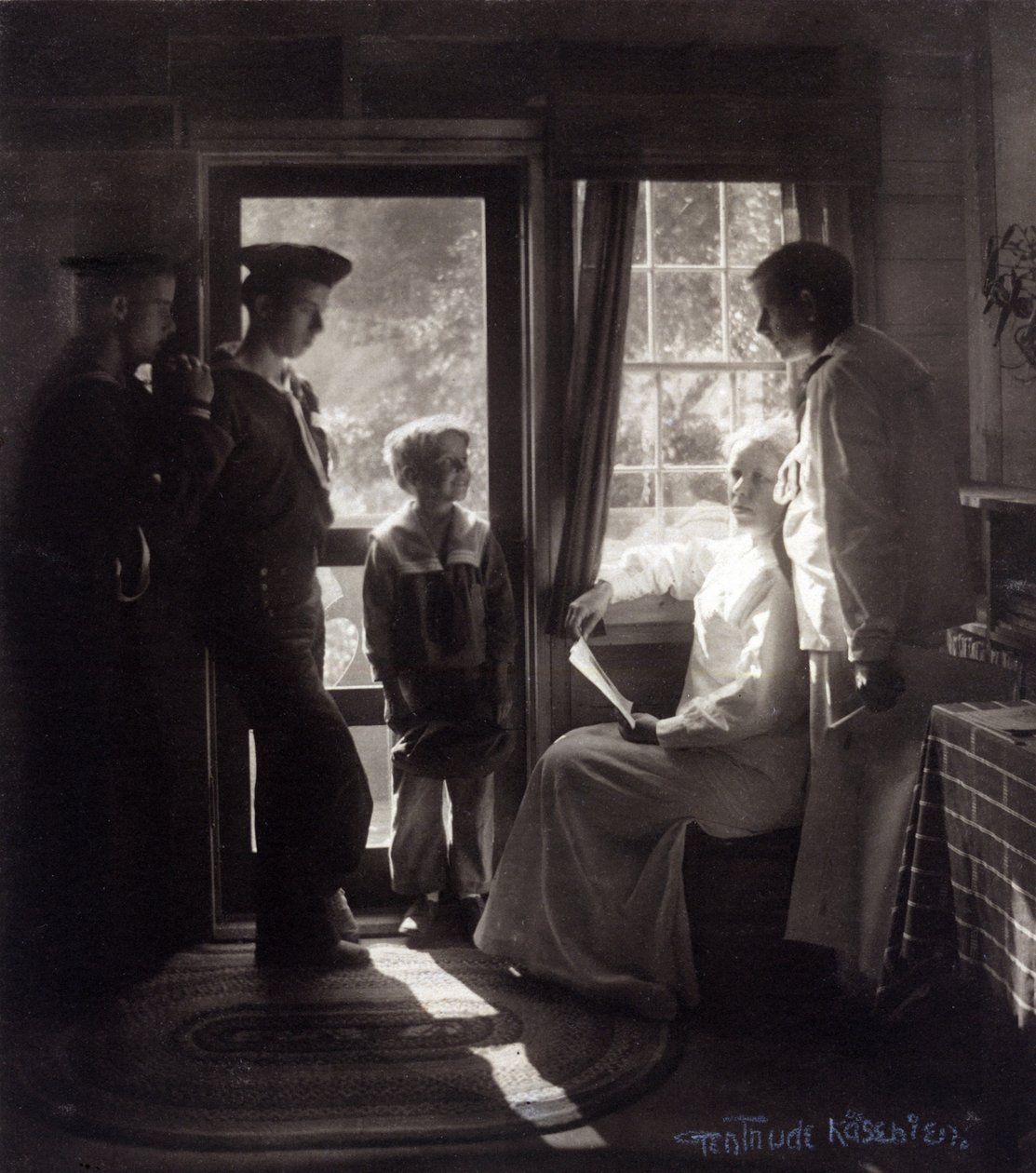 Solskin i huset af Gertrude Käsebier