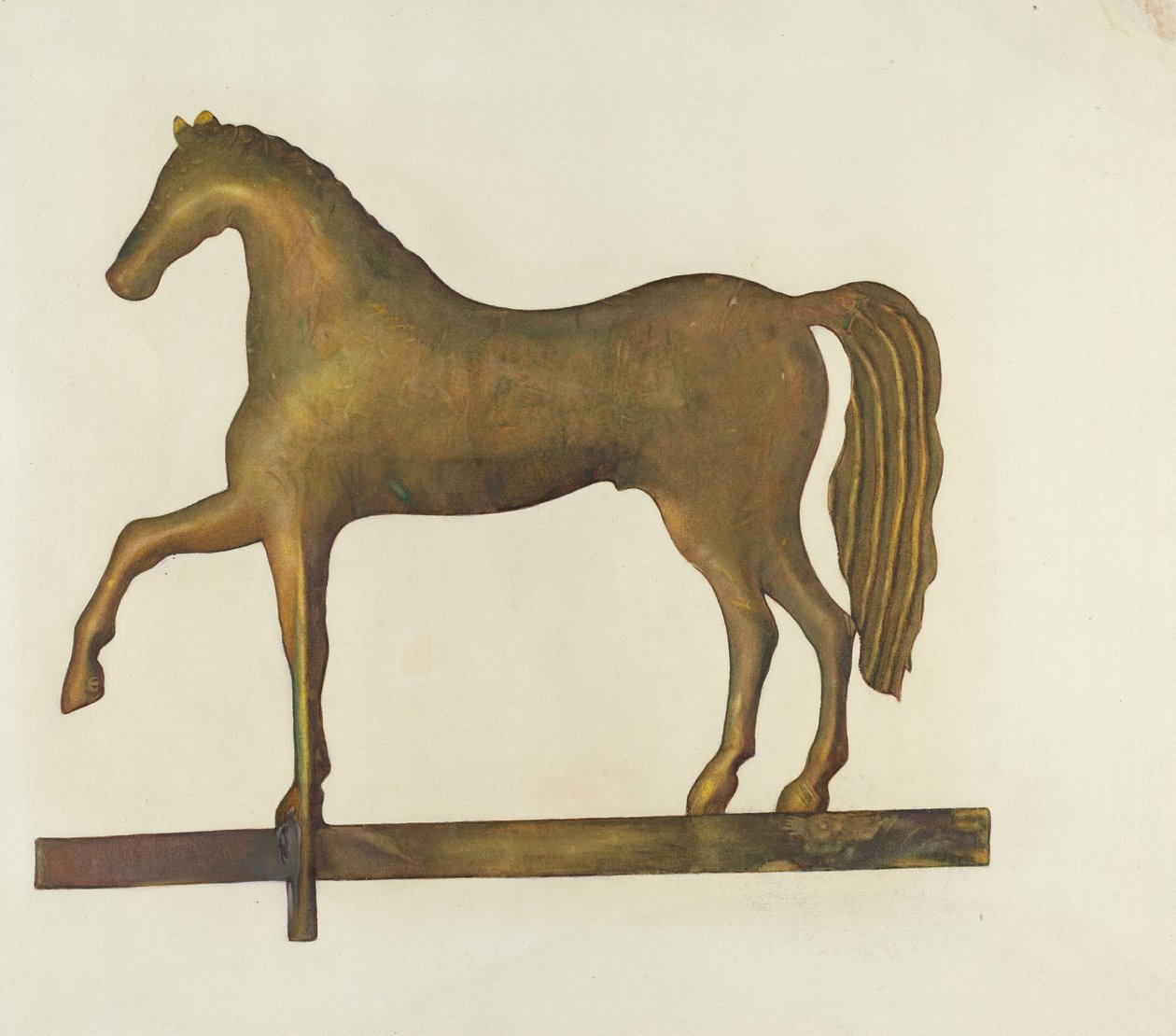 Vejrvandshest, ca. 1940. af Gertrude Koch