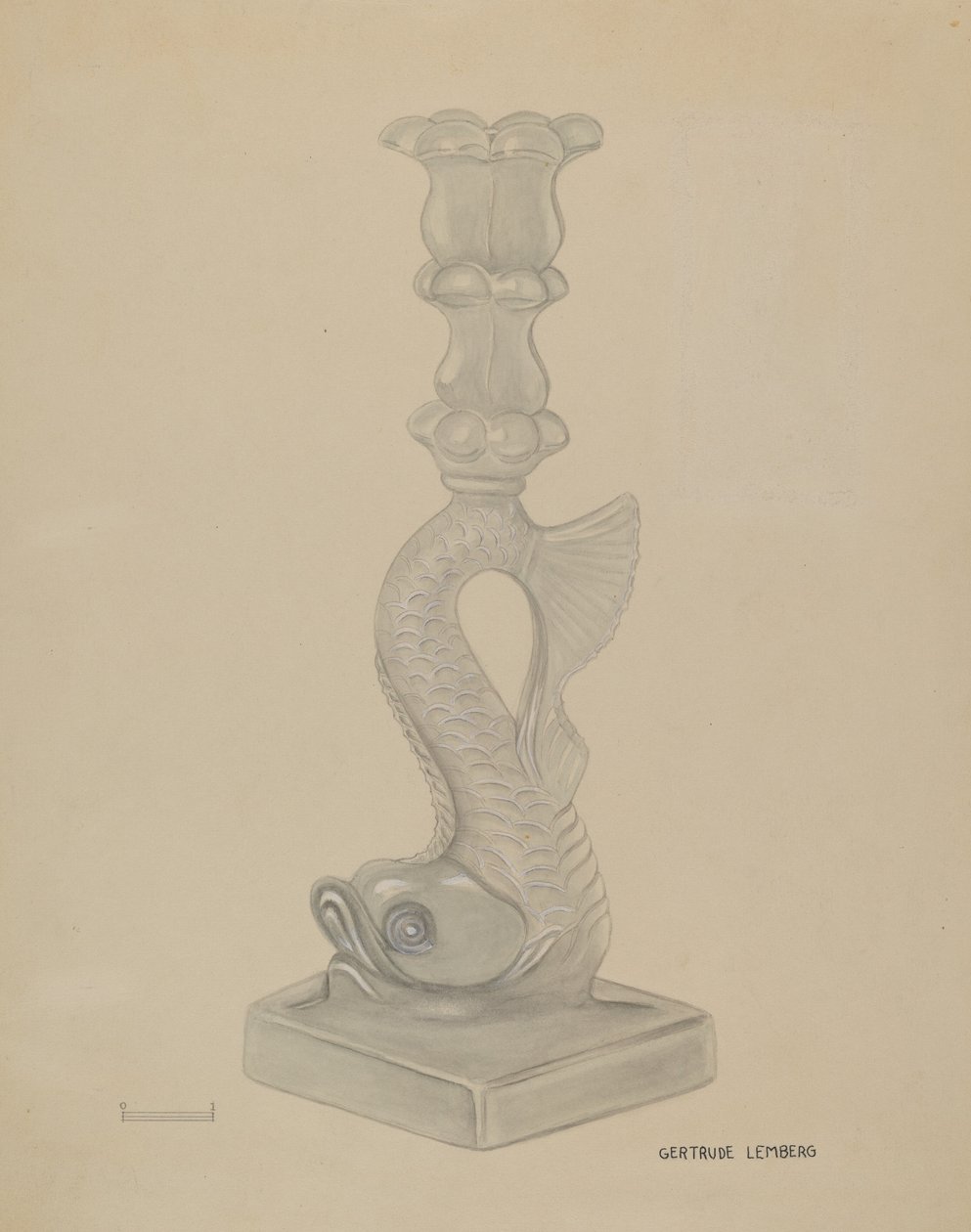 Lysestage, ca. 1936. af Gertrude Lemberg