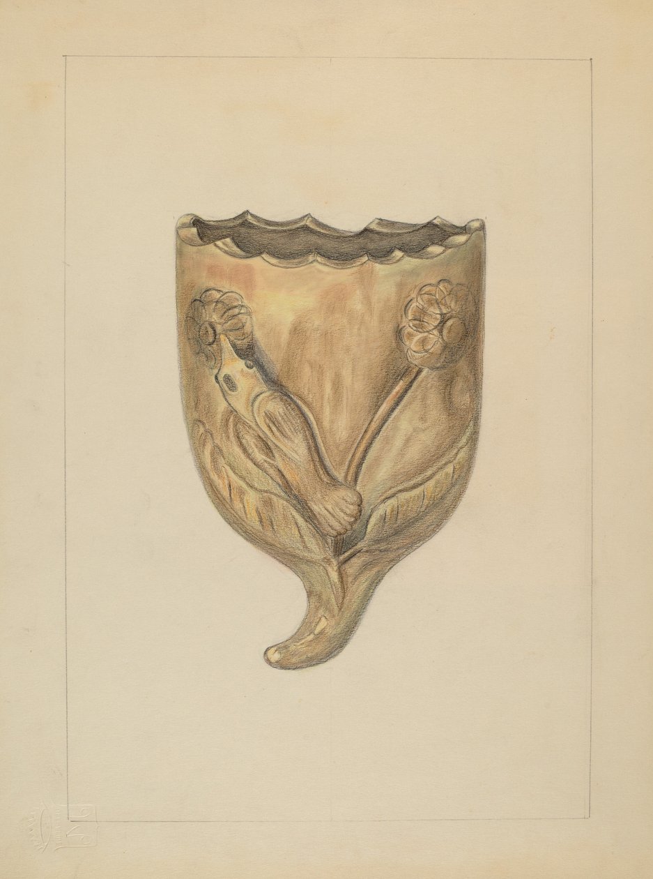 Væglomme til blomster, 19351942. af Gertrude Lemberg