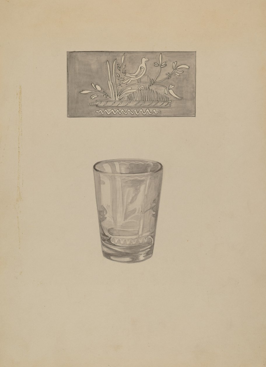 Whiskyglas, 19351942. af Gertrude Lemberg