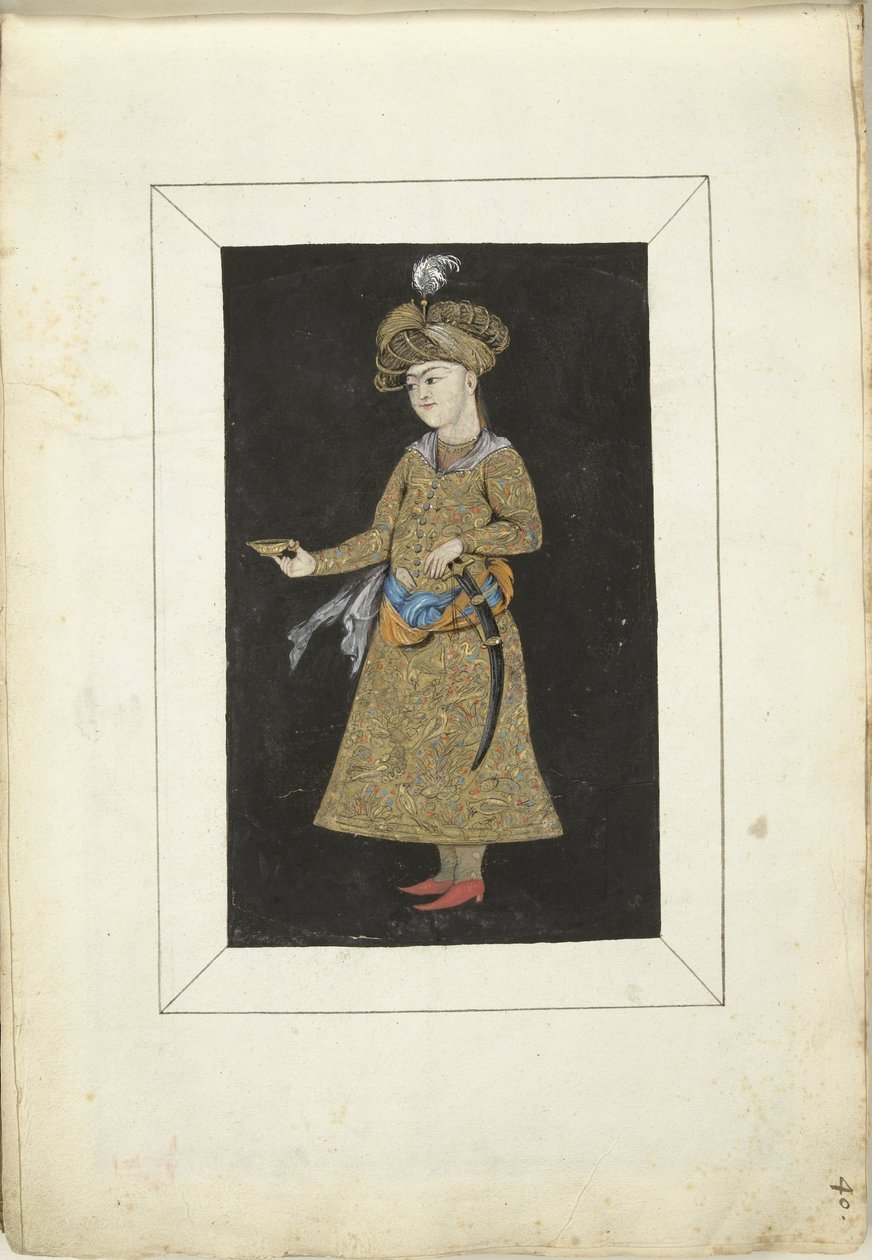 Persisk miniature af Gesina ter Borch (possibly)