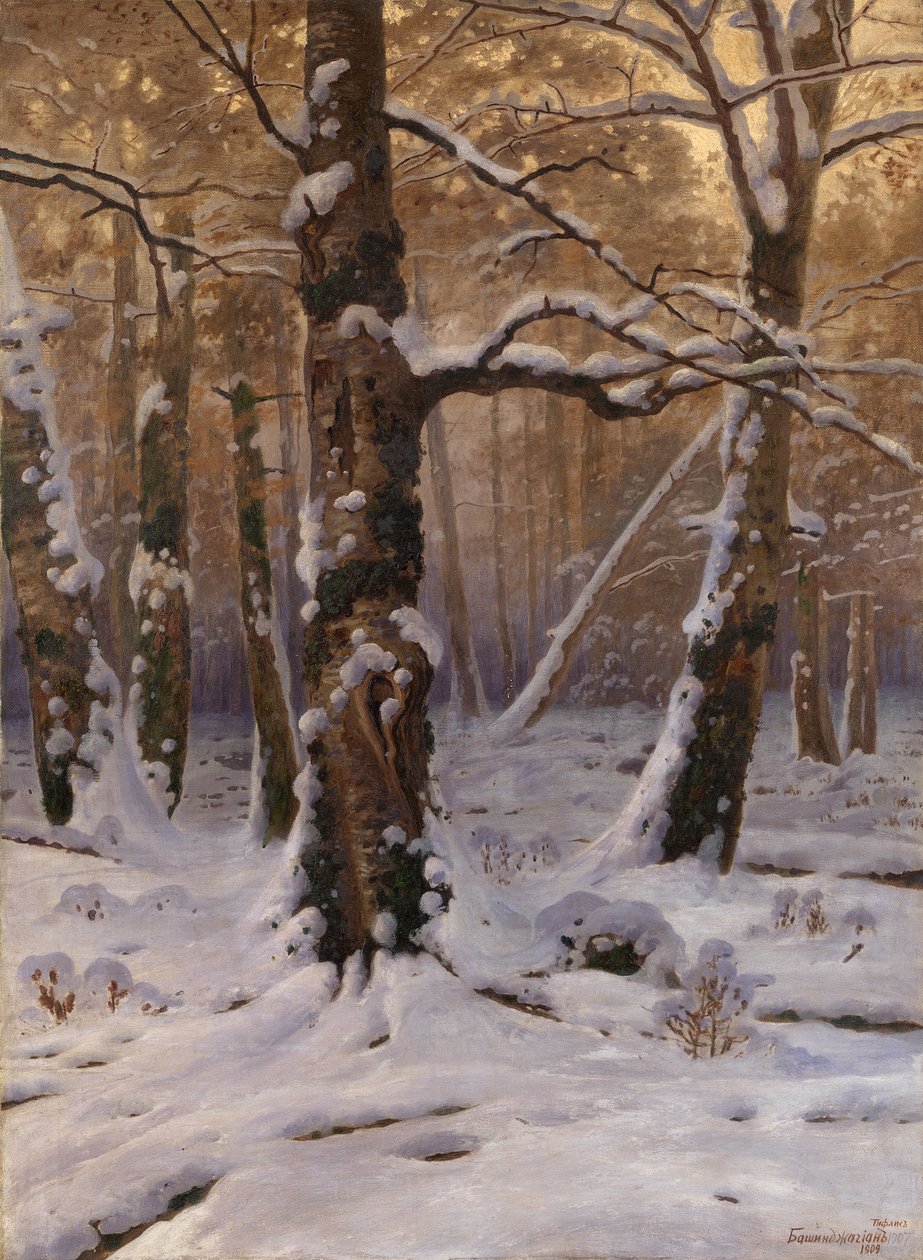 Vintermorgen, 1907-1909 af Gevorg Bashindzhagyan
