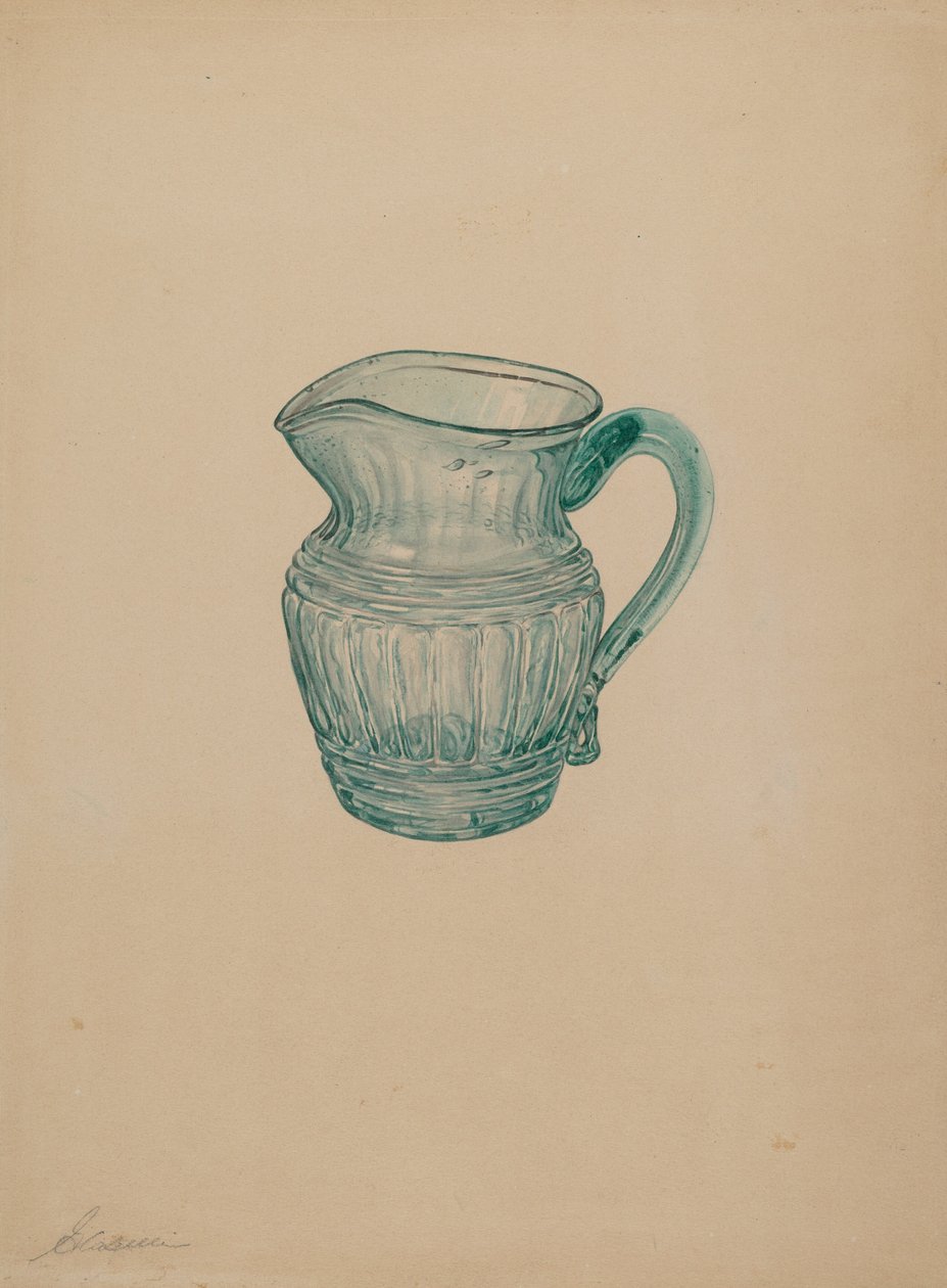 Flødekande, ca. 1937. af Giacinto Capelli