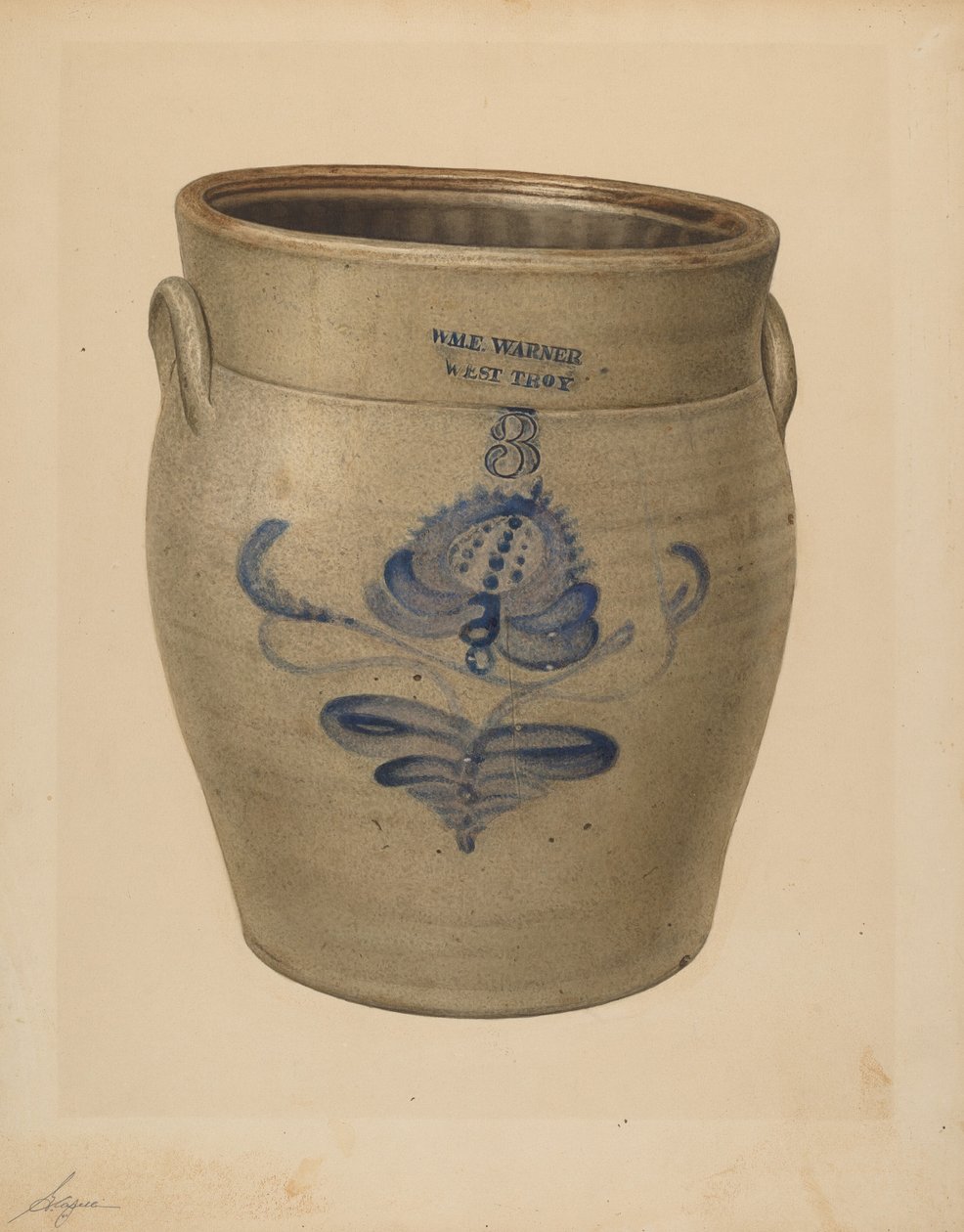 Crock, c. 1940. af Giacinto Capelli