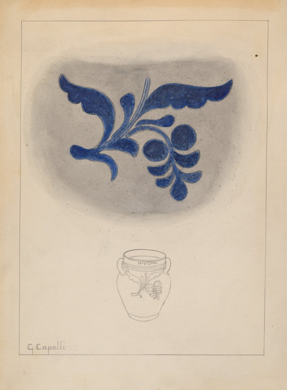 Krukke, c. 1937. af Giacinto Capelli