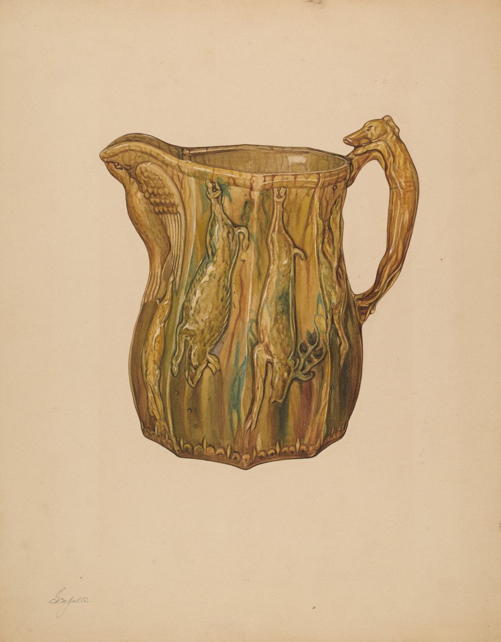 Kande, ca. 1938. af Giacinto Capelli